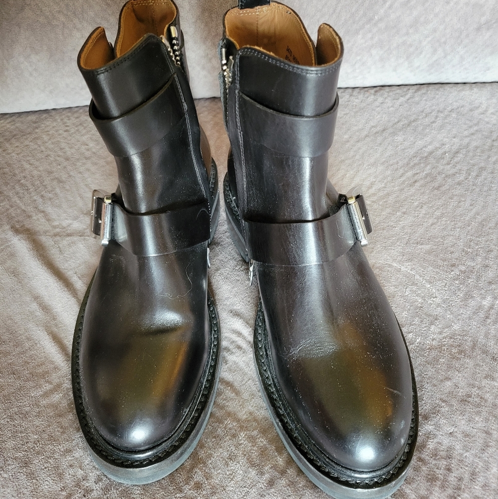 Buckle booties by Frye